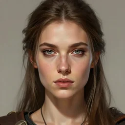 portrait of a barbarian, female, high fantasy, dnd, face details, extremely detailed, smooth, sharp focus, digital illustration, by luis royo, magali villeneuve, donato giancola, wlop, krenz cushart, artgerm