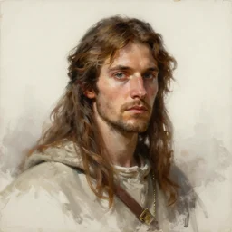 a beautiful portrait painting of an human druid, portrait fantasy art, character art study, hires, 4 k, 8 k, digital art, art by keith parkinson and greg rutkowski and tim hildebrandt