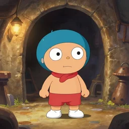 dora the explorer in a dungeon