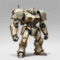 concept art for portable battle mech, art station