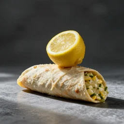 a lemon burrito