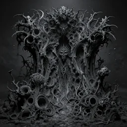 cybergothic charcoal reefs, in the style of alex konstad, alejandro mirabal, dramatic, tragic, intricate, detailed, beautiful, 8 k resolution