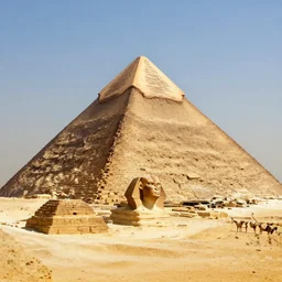 the lost pyramid of egypt, digital art