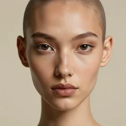 detailed portrait in femininity, realistic face sculpted features, ethnic, exotic, deep clear eyes, statuesque gazelle, warm glowing skin, thick hair, collared shirt, structured jacket, chiaroscuro, tangible, angular impressionism, ambient morning light, backlight, arabesque backdrop, contemporary, modern fashion, natural colors, dark oil