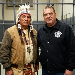johny martorano of the boston - based winter hill gang crime syndicate meets the native - american artist jeremy bulger befirended in prison