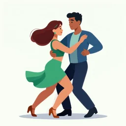 brazilian people in outer space dancing the salsa