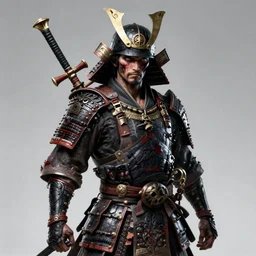 Male Samurai Pirate, hd, intricate, bloodborne, 8k, digital art