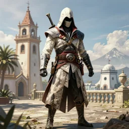 concept art of an assassin's creed game set in 1 7 th century spain. canary islands. 8 k resolution. game art. high quality