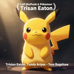 lofi  BioPunk Pokemon Pikachu portrait by Tristan Eaton_Stanley Artgerm and Tom Bagshaw,