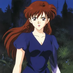 anime emma watson by by Hasui Kawase by Richard Schmid by Akira Toriyama