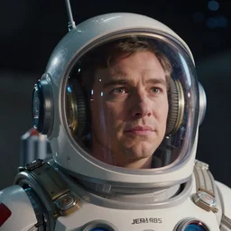 Live Action Still of Jerma985 in Spaceballs, real life, hyperrealistic, ultra realistic, realistic, highly detailed, epic, HD quality, 8k resolution, body and headshot, film still