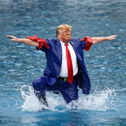 donald trump water bending