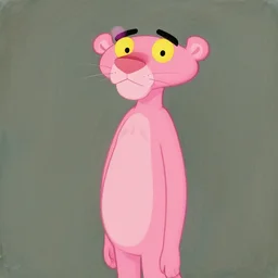 The pink panther by Francis Bacon