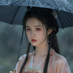 concept art of closeup princess by 司 机, 橡 树 山 雨, 黄 凤 年 啊, ruo xin, rongzhen luo, fenghua zhong, ruan jia. fine details, trending on artstation.