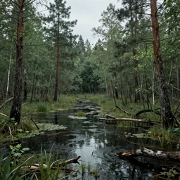 A fantastic swamp, by simon stalenhag