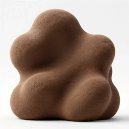 abstract feces sculpture, 4k