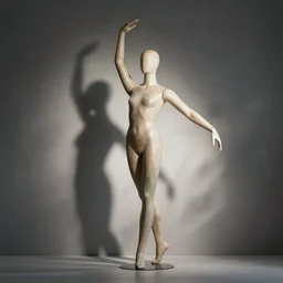 a mannequin standing in a t pose