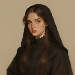 a beautifully aesthetic rendering of a beautiful priestess, dark art, warm and soft and subdued colors, by greg rutkowski, daarken, julia hetta, highly detailed, sharp focus,