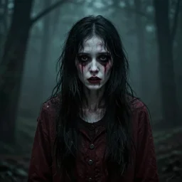 A creepy human