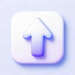 arrow 3 d app icon material design pixar