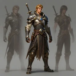 fantasy mmo character, concept art, digital art, 4k