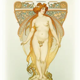 An anatomical Venus in Victorian England, art nouveau