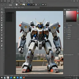 a mech battle PROMPT, XF IQ4, 150MP, 50mm, f/1.4, ISO 200, 1/160s, natural light, Adobe Photoshop, Adobe Lightroom, DxO Photolab, Corel PaintShop Pro, rule of thirds, symmetrical balance, depth layering, polarizing filter, Sense of Depth, AI enhanced