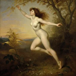 Dryad painting by John Everett Millais