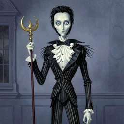 edward scissorhands painted by norman rockwell