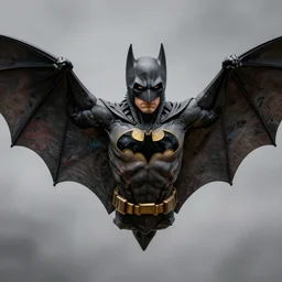 a bat with batmans mark, photorealism, highly detailed, hdr, 8 k, hyper detailed, ultra sharp - - ar 1 6 : 9
