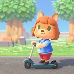 scoot villager animal crossing