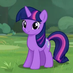 Twilight Sparkle sitting on grass, highly detailed, digital painting, HDRI, my little pony, vivid colors, high contrast, 8k resolution, intricate, photorealistic