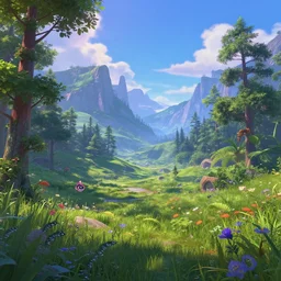 a gorgeous landscape in the style of thomas cole and pixar. beautiful beyond imagination! enchanting, magical, mysterious. high detail 8 k, smooth gradient cgi, ultrarealistic path tracing, trending on artstation