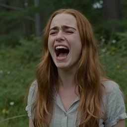 emilia clarke screaming in twin peaks ( 1 9 9 0 )