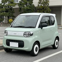 a little boxy japanese car, kei class