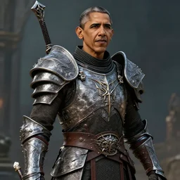 barack obama wearing daedric armor in skyrim