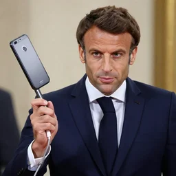 emmanuel macron lost his phone