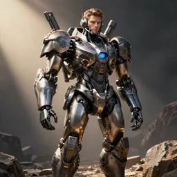 Christian Faber in a mech suit