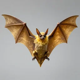 golden bat, hyper realistic, hd,