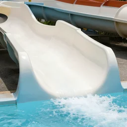 abanded water slide