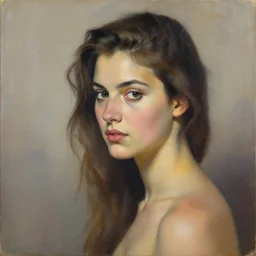 a beautiful lady painted by malang