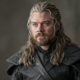 a cinematic still of Norman Reedus in Game of Thrones, portrait, shallow depth of field, close up