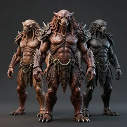 The Herculoids Designed By Moebius Yasushi Nirasawa and HR Giger, full body action pose, hyperrealistic, octane render, HDR, volumetric lighting,