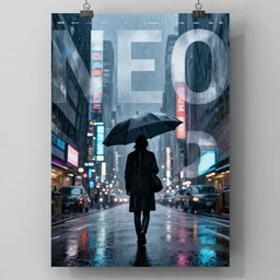 neo - tokyo in the rain, by wlop, concept art, poster, high details