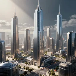 cyberpunk city designed by Syd Mead, photorealistic, artstation
