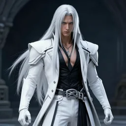 mr. clean white playing sephiroth in a new action movie, long shot