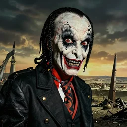 slipknot in the style of salvador dali