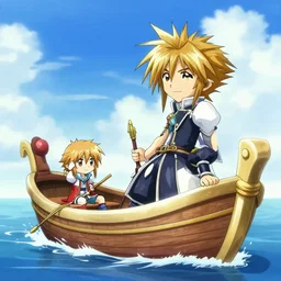 sora kingdom hearts as a boat
