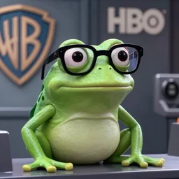 pepe green frog, film still terminator 2, black glasses scene, high quality, hd, 4 k, warner, hbo, cinema frame, screenshot