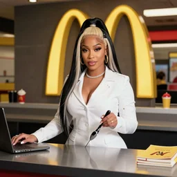 nicki minaj working at mcdonalds
